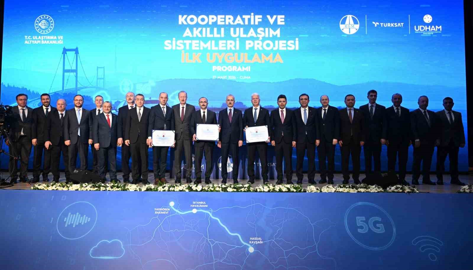 5G destekli akıllı yolda ilk test