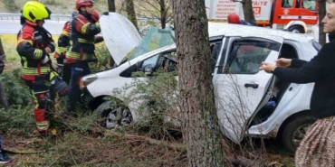 Balıkesir’de otomobil ormanlık alana uçtu: 2 yaralı