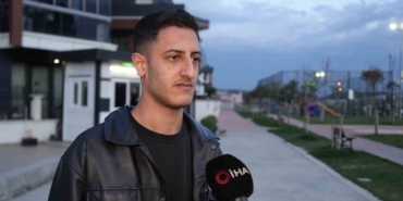 Arnavutköy’de kamyonun çarptığı araç sahibi faciayı kıl payı atlattı