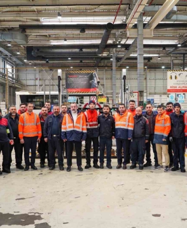 TGS Yer Hizmetleri Genel Müdürü Akyurt, personelle bayramlaştı