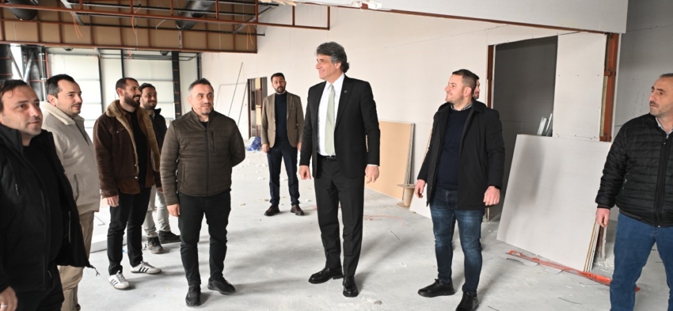 Kartepe’de 3 bin 500 metrekarelik spor kompleksinin inşası sürüyor