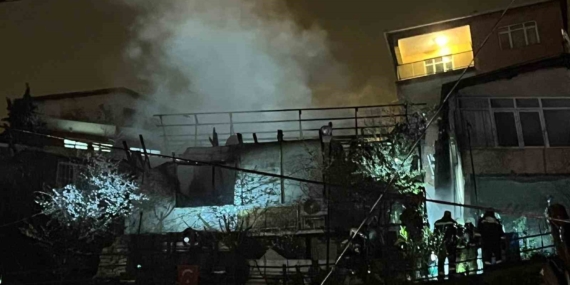 Sarıyer’de iki gecekondu alev alev yandı: 6 yaralı