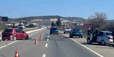 Keşan’da iki otomobil çarpıştı: 1 kişi yaralandı