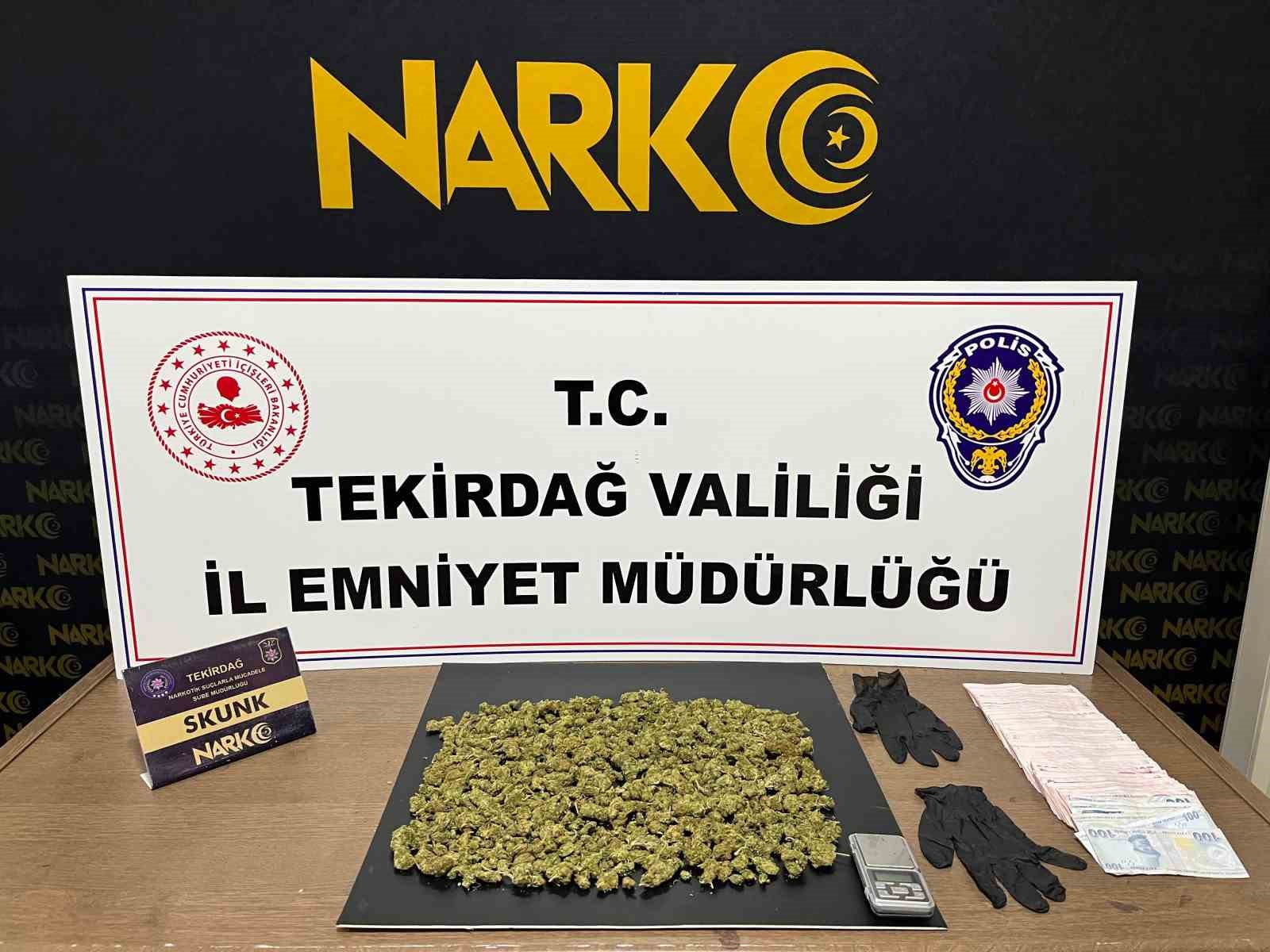 Tekirdağ’da uyuşturucu operasyonu: 10 kişi tutuklandı