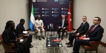 İletişim Başkanı Duran, Sierra Leone Enformasyon ve Yurttaşlık Eğitim Bakanı Bah ile görüştü