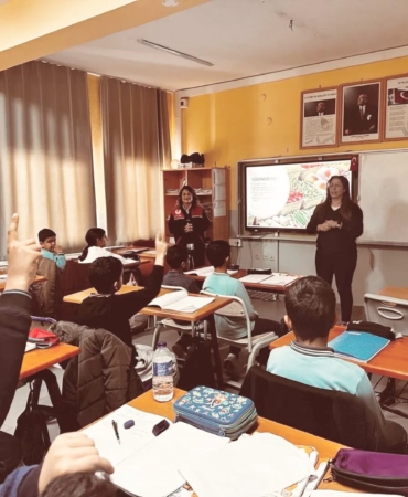 Öğrencilere gıda güvenliği ve iyi tarım eğitimi verildi