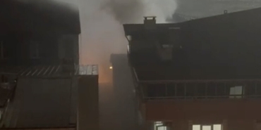 Binada çıkan yangın söndürüldü