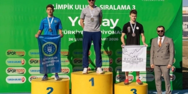 Bursalı sporcu Türkiye ikincisi oldu