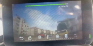 Bursa’da motosiklet sürücüsünün dikkati kazayı önledi