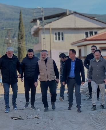 Bilecik’te yangının ardından başlatılan TOKİ konutları tamamlanma aşamasına geldi