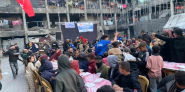 Esenler’den Gazze’ye 10 bin kişilik iftar sofrası