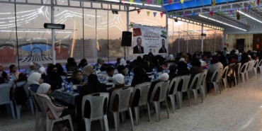Kardeş şehir Şam’da iftar sofraları kuruldu