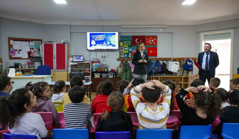 Minik öğrenciler ‘Su Müfettişi’ ilan edildi