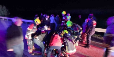 Kontrolden çıkan otomobil şarampole uçtu: 1 ölü, 5 yaralı