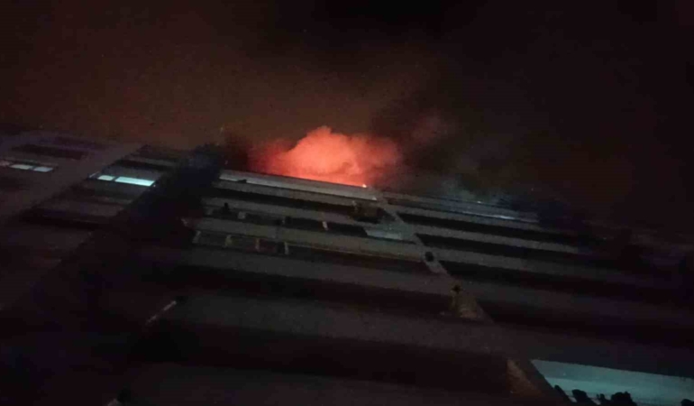 Edremit’te ev yangını