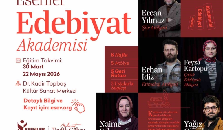 Edebiyatın yeni kalemleri Esenler’de yetişecek