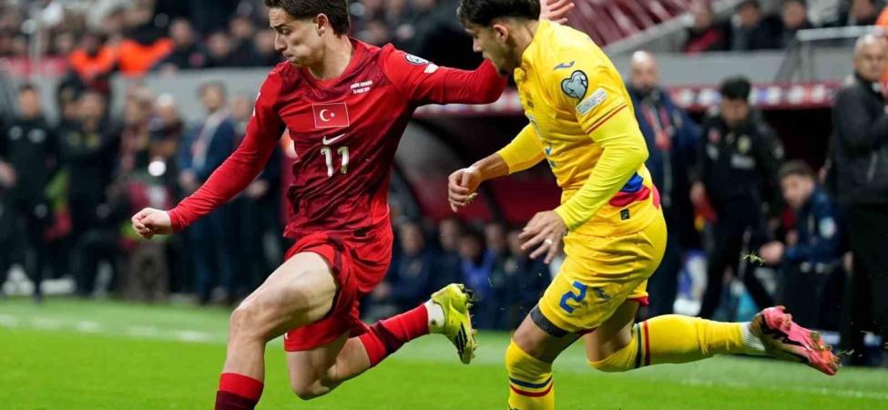 2026 FIFA Dünya Kupası play-off yarı final: Türkiye: 0 - Romanya: 0 (İlk yarı)