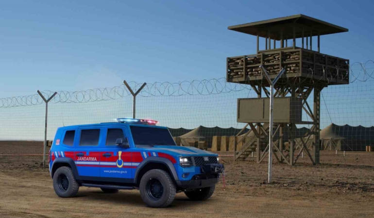 Türkiye’nin ilk yerli ve milli doğuştan zırhlı aracı olan TULGA 4x4’ün Jandarmaya teslimatları başladı