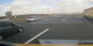 Arnavutköy’de makas atan sürücü kaza yaptı