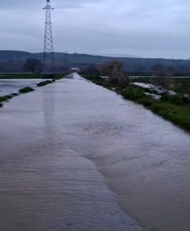 Susurluk Çayı’nda sular yükseldi