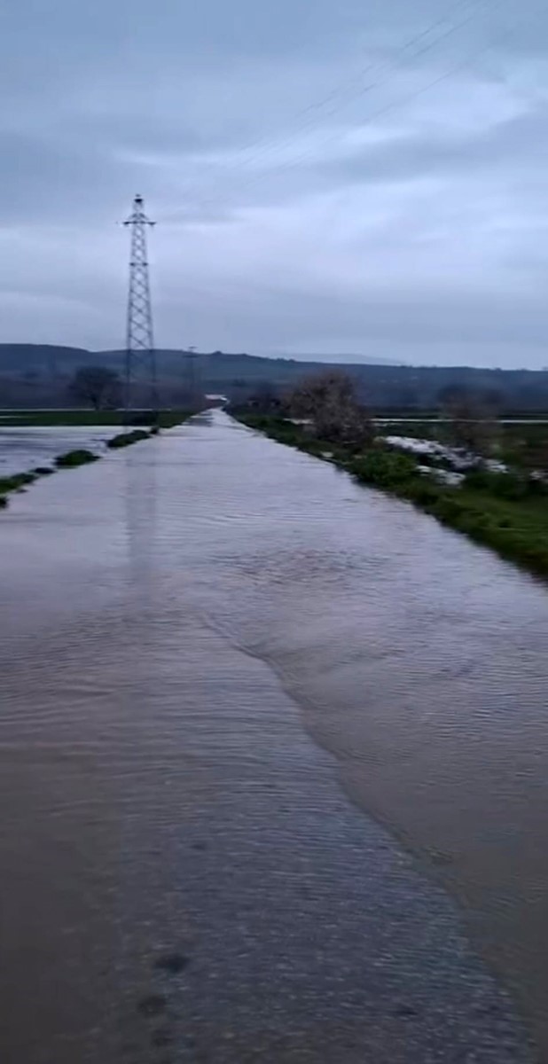 Susurluk Çayı’nda sular yükseldi