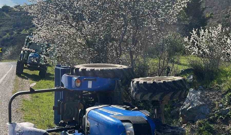 Balıkesir’de traktör devrildi: 1 ölü