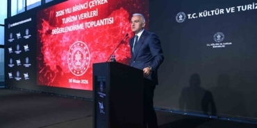 Bakan Ersoy: "Turizm geliri 2026 yılının ilk çeyreğinde yüzde 4,2 artışla 9,8 milyar dolar oldu"