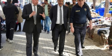 Kaymakam Atilla, pazar esnafını ziyaret etti