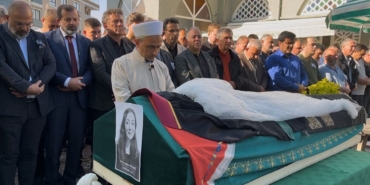 Cinayet kurbanı avukat Hatice Kocaefe duvağıyla son yolculuğuna uğurlandı