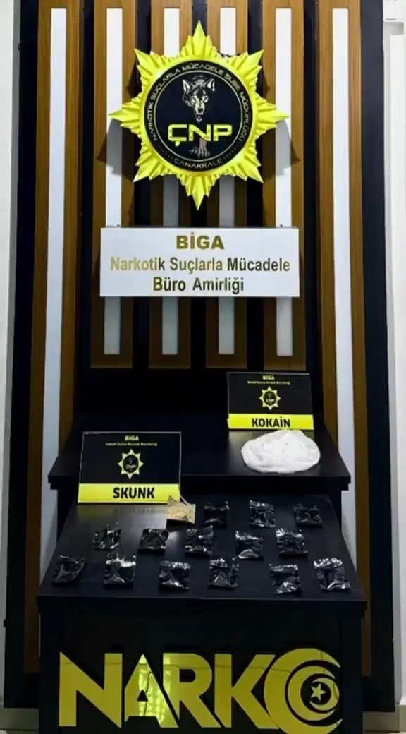 Biga’da uyuşturucu operasyonu: 1 şüpheli tutuklandı
