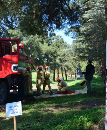 Ormancılar madalya için kıyasıya yarıştı