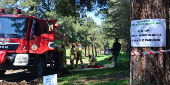 Ormancılar madalya için kıyasıya yarıştı