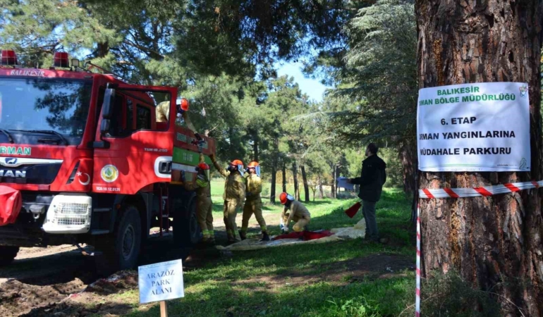 Ormancılar madalya için kıyasıya yarıştı