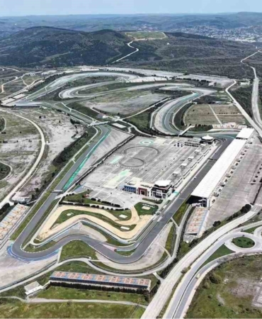 Formula 1 için geri sayım başladı: İstanbul Park havadan görüntülendi