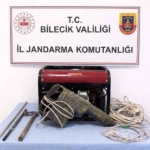 Bilecik’te kaçak kazı operasyonu: 2 şüpheli yakalandı
