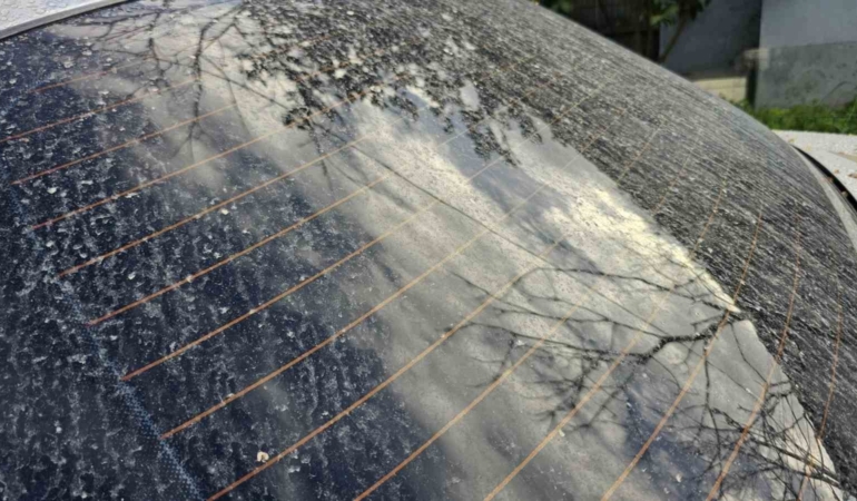 Bandırma’da çöl tozu yağmuru, araçlar çamur tabakasıyla kaplandı