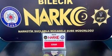 Bilecik’te esrar ve uyuşturucu aparatı ele geçirildi: 1 gözaltı