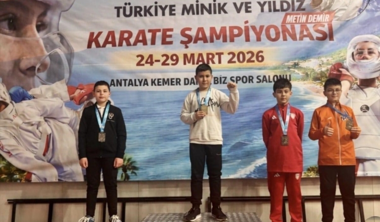 Bilecikli sporcudan Türkiye Karate Şampiyonası’nda bronz madalya