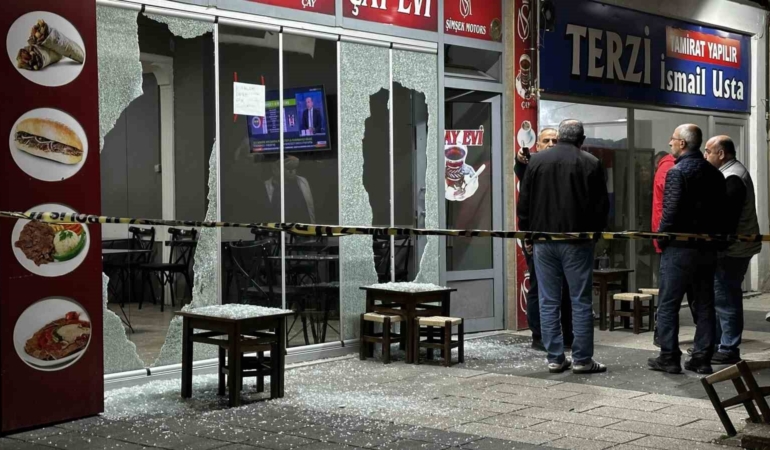 Çay ocağına kurşun yağdırdı: 1 yaralı