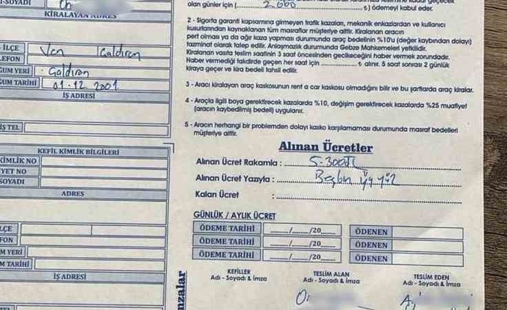 Saldırganlar kiralık aracı geri vermemiş: Teslim süresi dün dolmuş