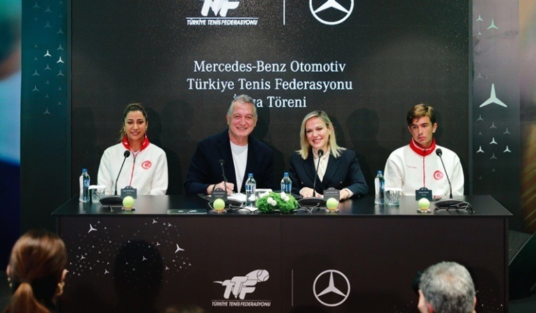 Mercedes-Benz Otomotiv, Türkiye Tenis Federasyonu’nun ana sponsoru oldu