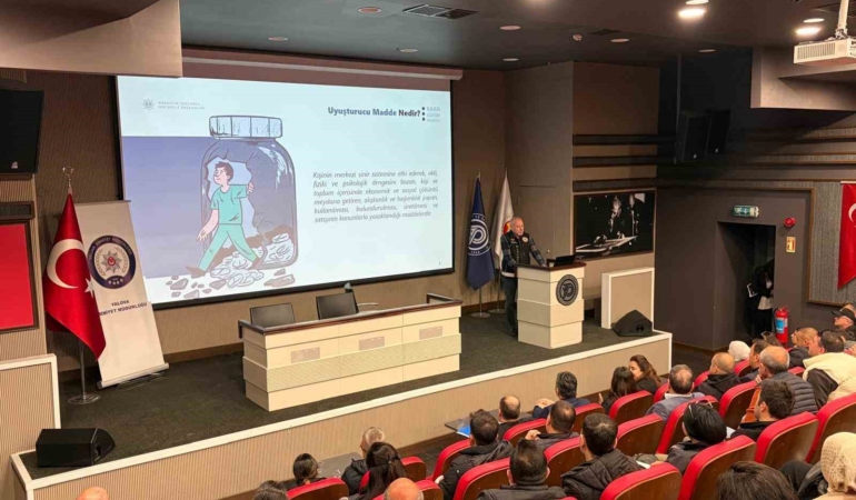 Yalova’da özel güvenliklere NARKOKAAN Eğitimi