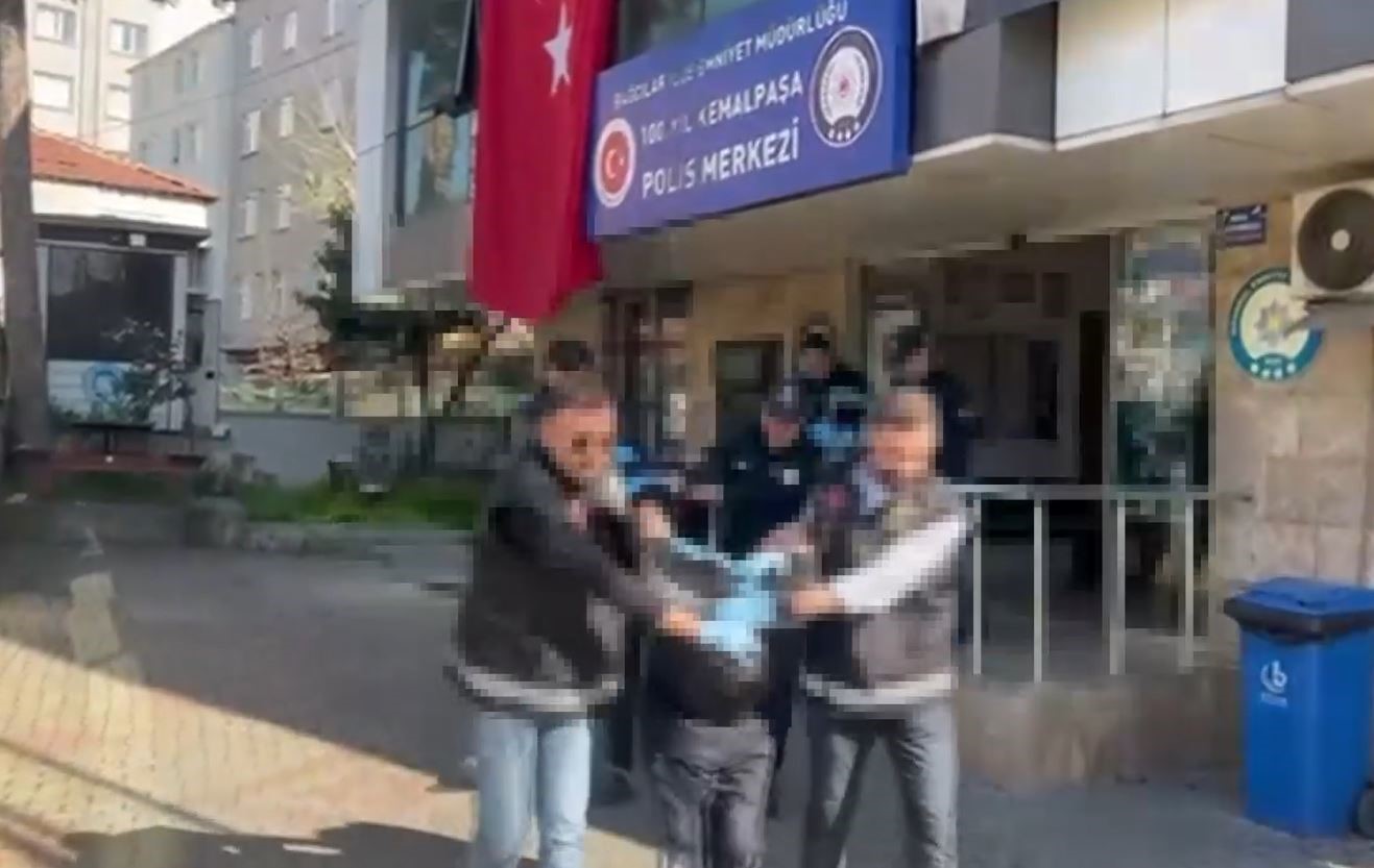 Bağcılar’da polisi yaralanan şahıslar adliyeye sevk edildi