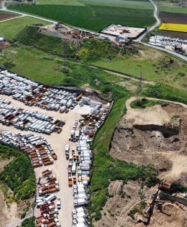 TMSF’nin el koyduğu yüzlerce araç böyle görüntülendi