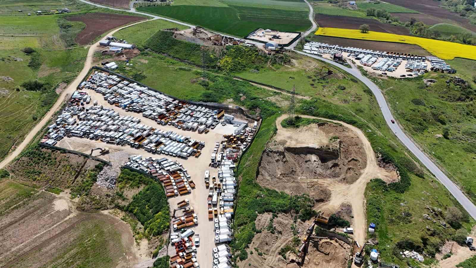 TMSF’nin el koyduğu yüzlerce araç böyle görüntülendi