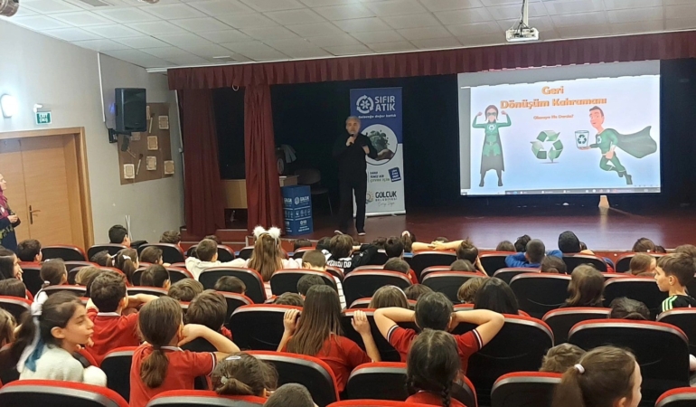 Gölcük’te ilkokul öğrencilerine Sıfır Atık eğitimi verildi