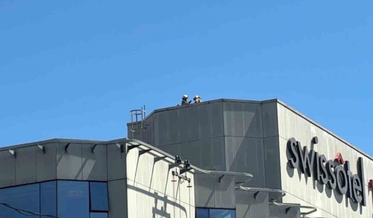Swiss Otel’de yangın paniği: Vatandaşlar tahliye edildi