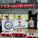 İnegöllü minik yüzücülerden 18 madalyalık gurur