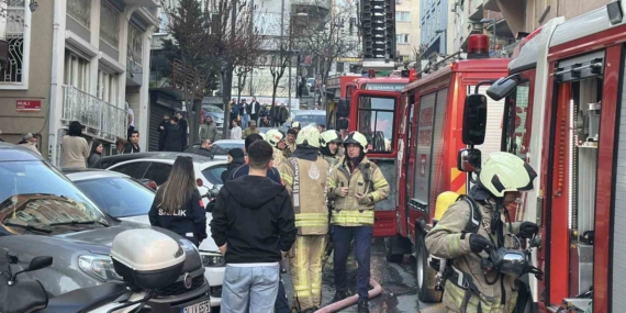 Şişli’de otelde yangın paniği: 6 kişi mahsur kaldı