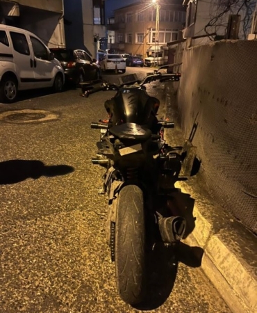 Beykoz’da abartı egzozlu motosiklet sürücüsüne 454 bin lira ceza